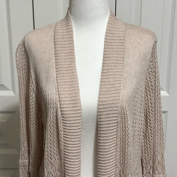 NWOT Belldini Lovely Knit Open Cardigan - Picture 2 of 11
